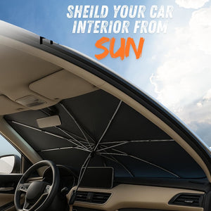 CarBro Foldable Car Windshield Sun Shade Umbrella UV Protection