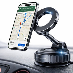 CarBro Magnetic Vacuum Phone Mount – Ultra Strong Grip Car Phone Holder - CarBro