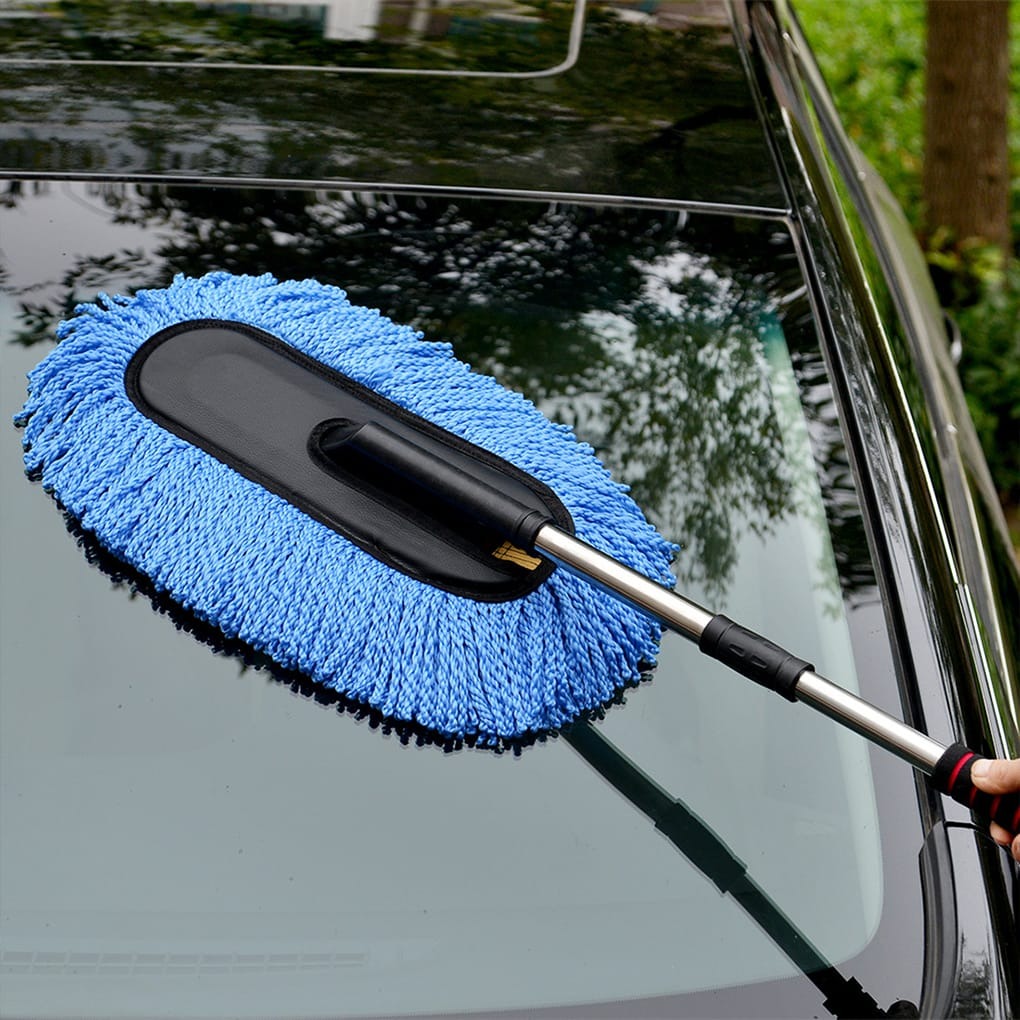 AUTIFIX MaxGrip Microfiber Car Duster – Extendable Cleaning Mop