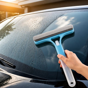 3-in-1 Wiper with Spray – Multifunction Wiper for Car, Bathroom & Kitchen (Spray + Sponge + Squeegee)