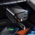 CarBro 4 - in - 1 Retractable Car Charger | Fast Charging Multi Cable Car Adapter (All Variants) - CarBro