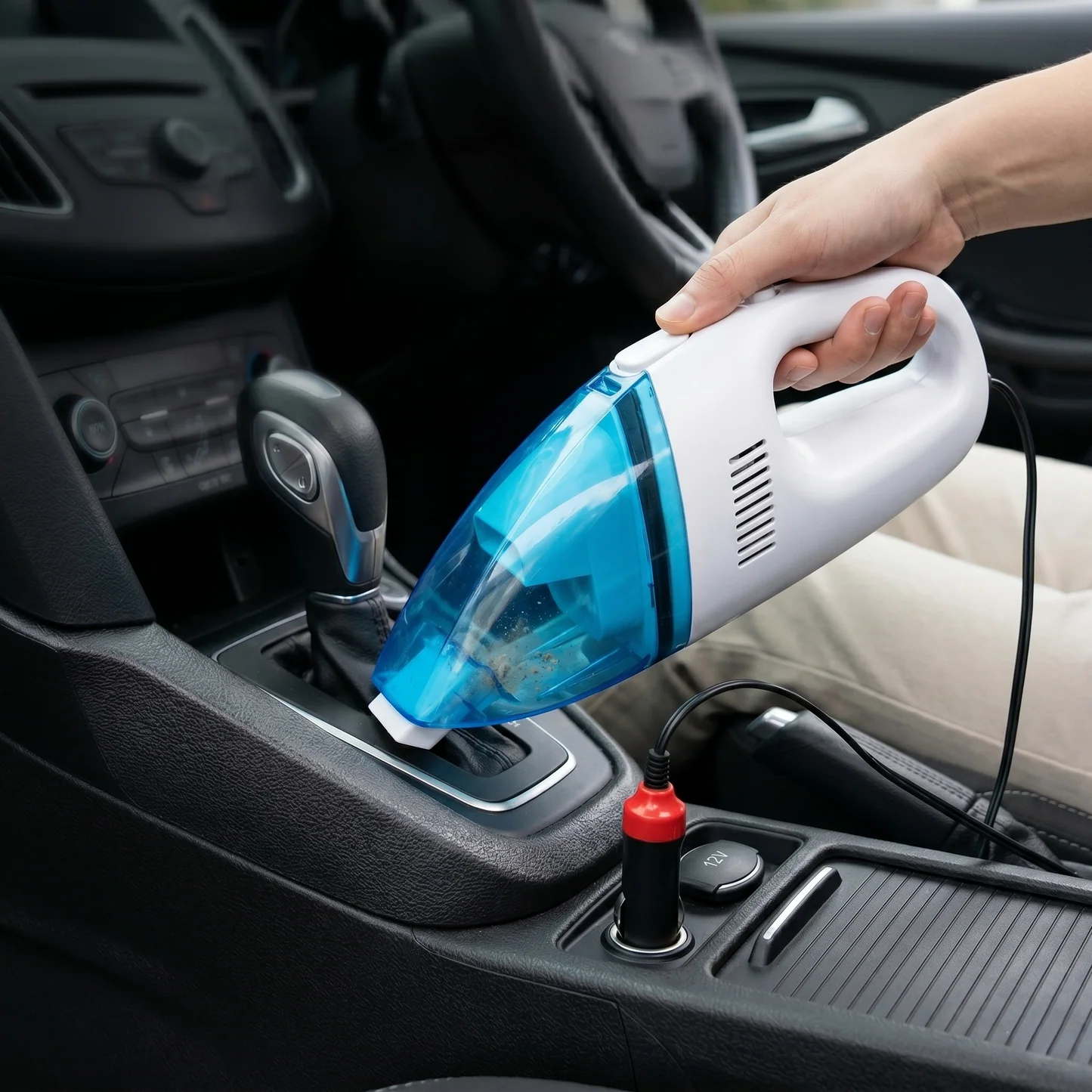 AUTIFIX Handy Mini Car Vacuum Cleaner – High-Power Portable Suction