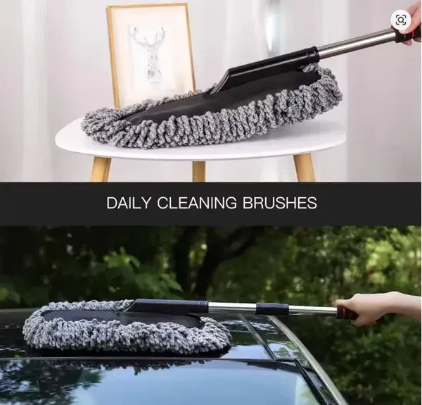AUTIFIX MaxGrip Microfiber Car Duster – Extendable Cleaning Mop
