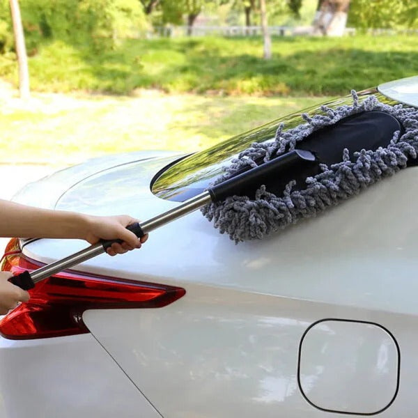 AUTIFIX MaxGrip Microfiber Car Duster – Extendable Cleaning Mop