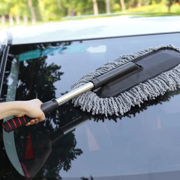 AUTIFIX MaxGrip Microfiber Car Duster – Extendable Cleaning Mop