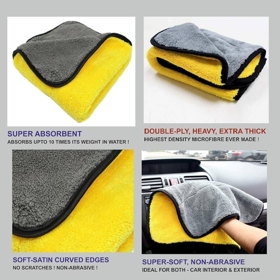 AUTIFIX Ultra-Absorbent Microfiber Cleaning Cloth – Scratch-Free Car Towel