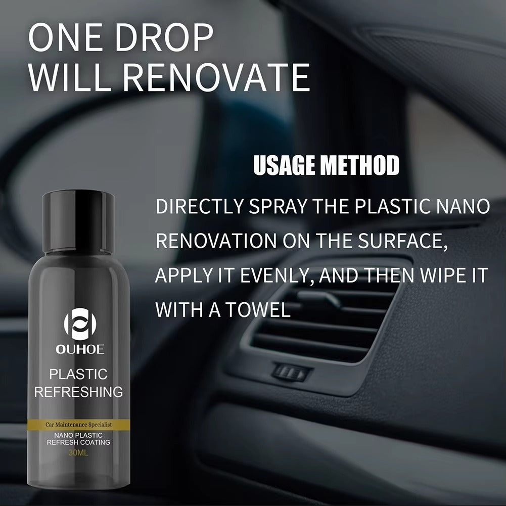 AUTIFIX Plastic Refreshing Nano Coating – Car Trim & Dashboard Restorer (Pack of 2 / Pack of 3)